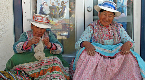 Peru Frauen Lachen Medizin Drachenblut