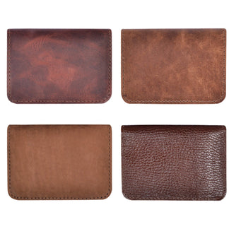 Mens Leather Wallet With Coin Pocket and Window ID