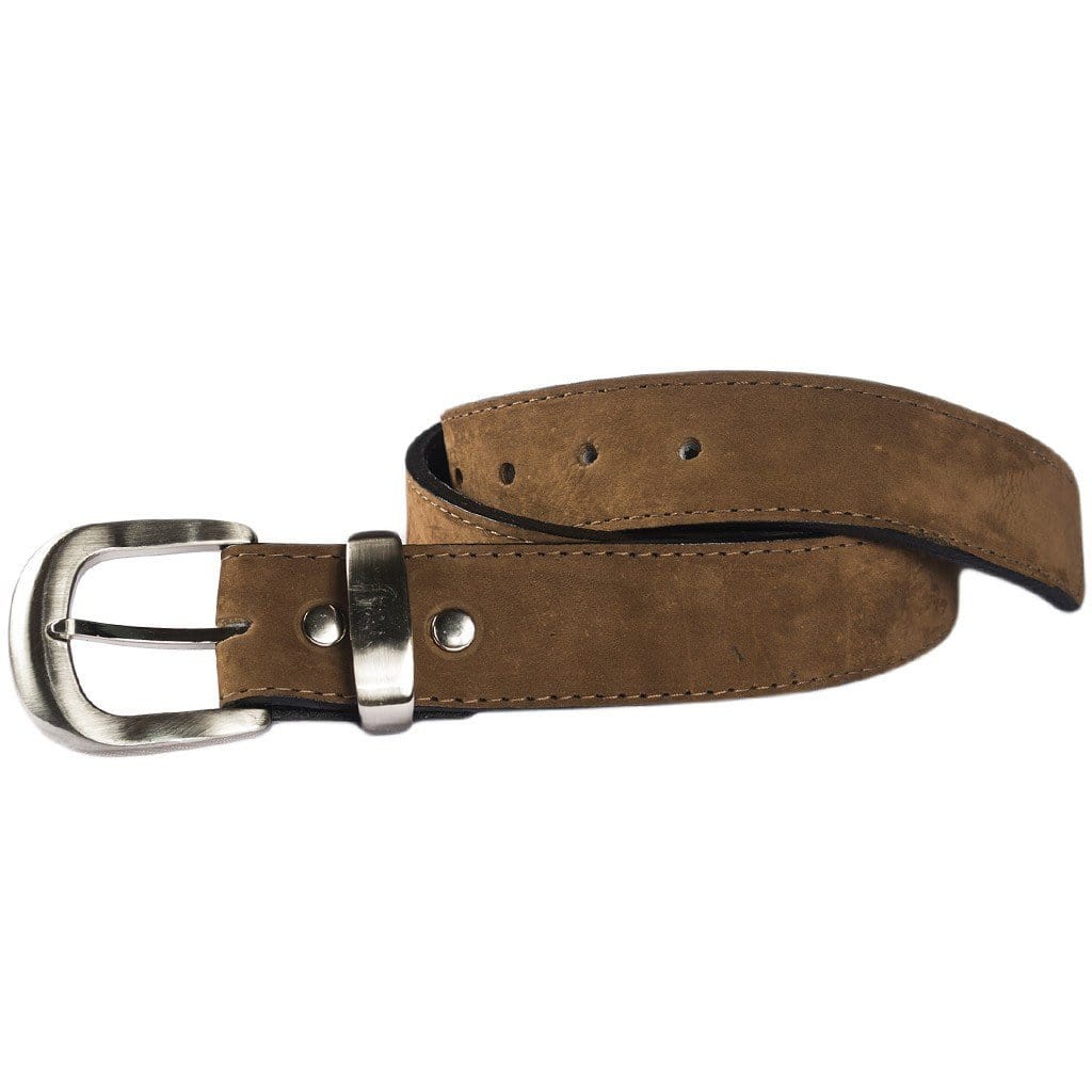 Brown Leather Money Belt | Zipper Belt