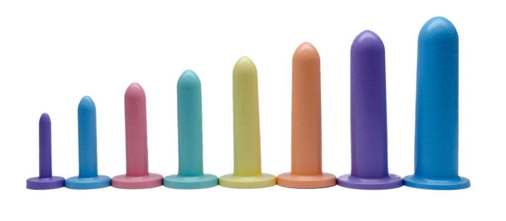 Size range of vaginal dilators