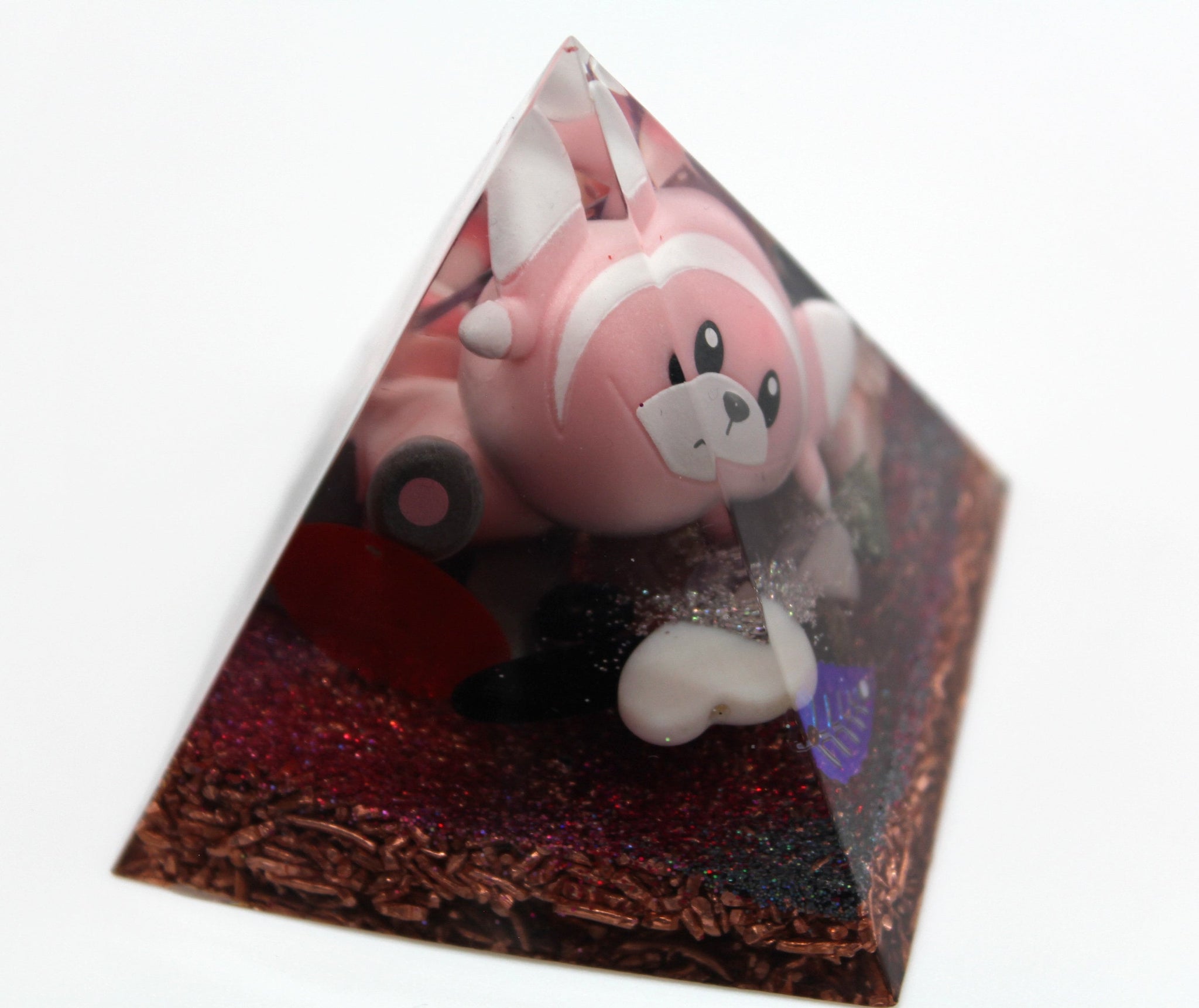 Stufful Gen7 Red Panda Pokemon In An Orgone Energy Pyramid 2 5 Inche Parallel Power Products