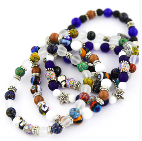 Murano glass bracelets