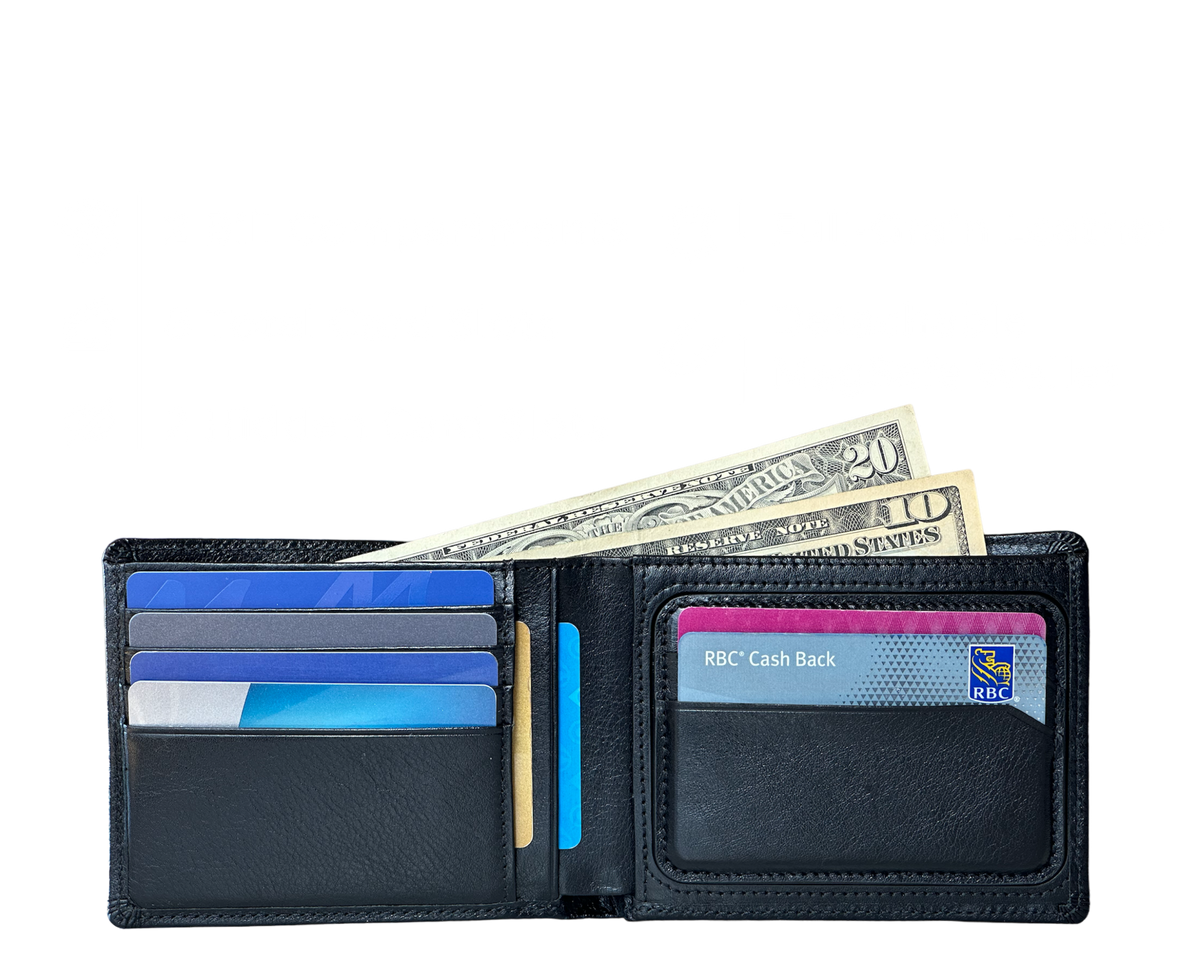 2 in 1 Bifold Wallet with Detachable MagSafe Wallet - Full-grain Leath –  Thevecistore