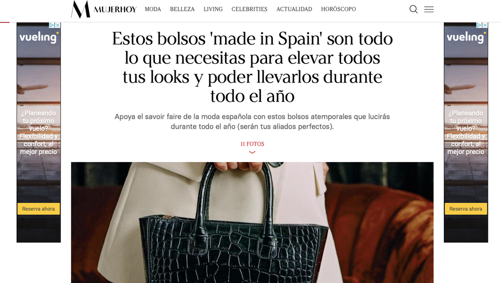 Mujer Hoy Solet Bolsos Made in Spain