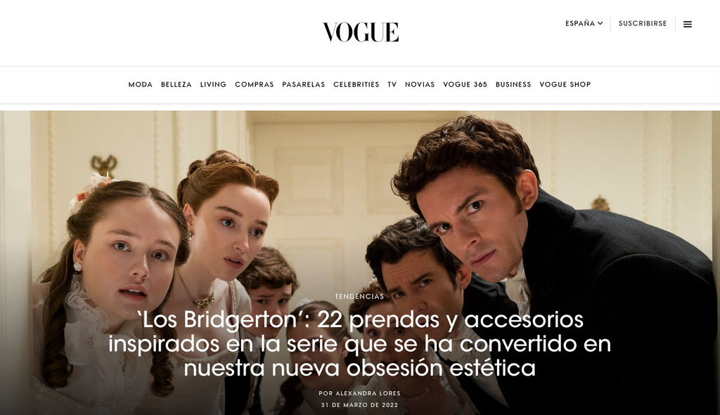 Solet Los Bridgertons Vogue