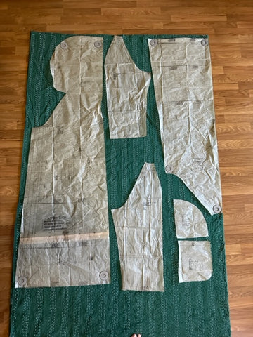 Quilt Coat Pattern Layout