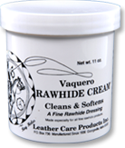 Ray Holes Vaquero Rawhide Cream® Cleans and Conditions