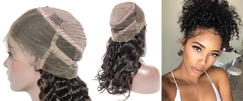 360 lace wigs human hair