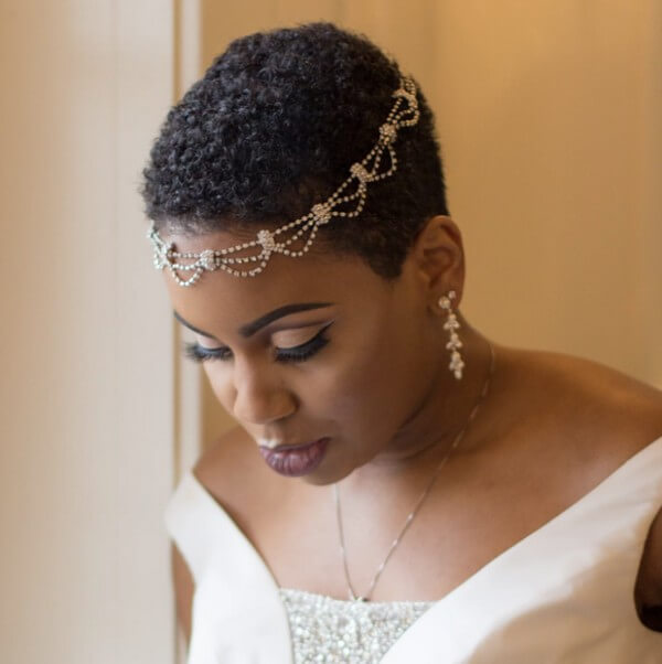 Natural Afro Wedding Hairstyles 2024