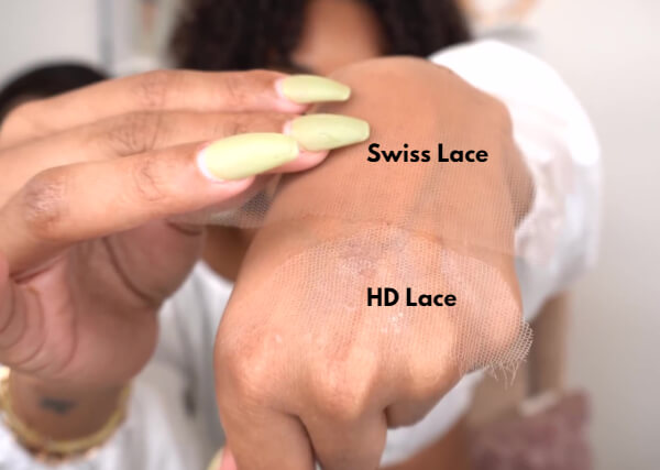 Swiss Lace VS HD Lace VS Transparent Lace