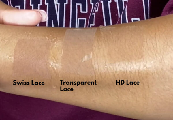 HD Lace vs Transparent Lace vs Swiss Lace