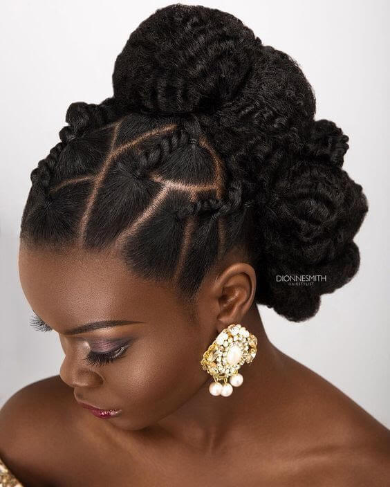 HH Afro Puff (S) Drawstring Destiny 100% Remi Human Hair Bun - Beauty  Elements