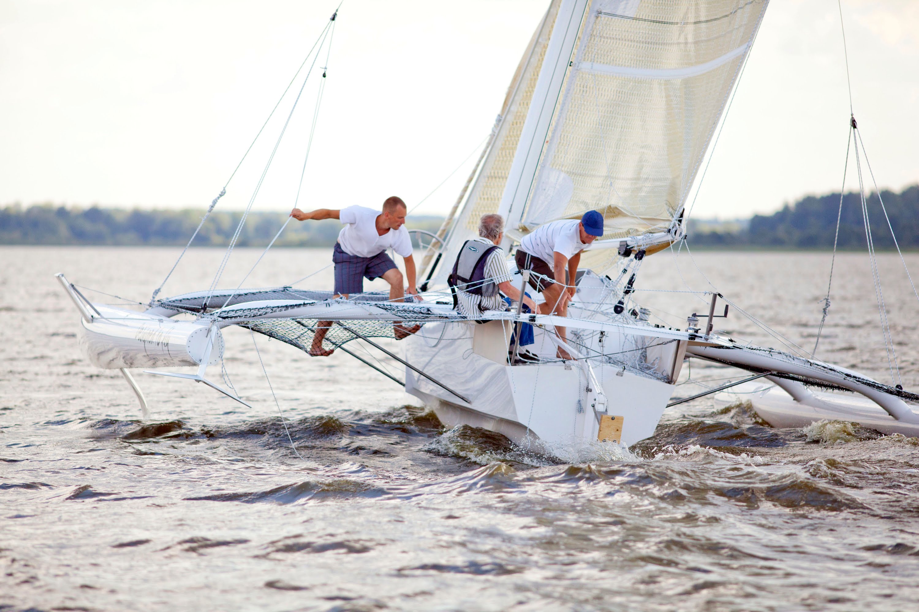 trimaran sailing boat