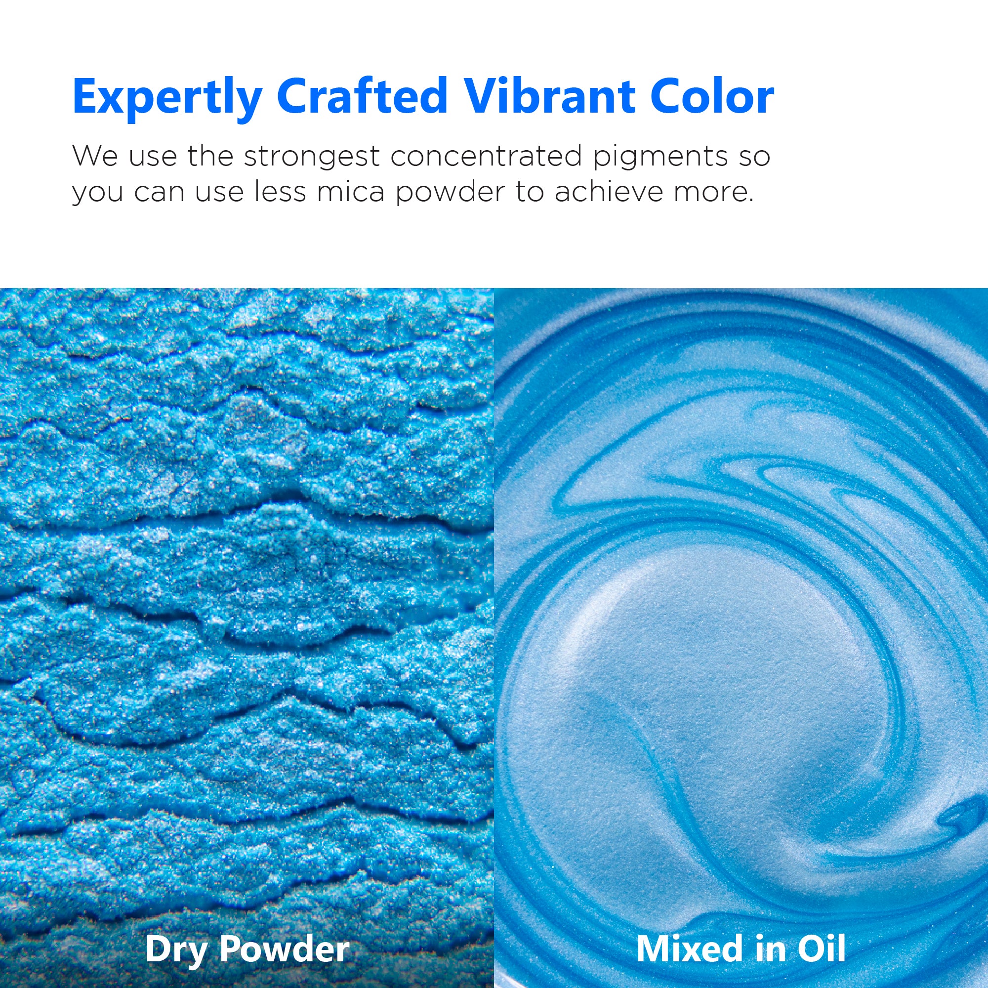 Teal Glow Mica Powder - Colorflex Pigments