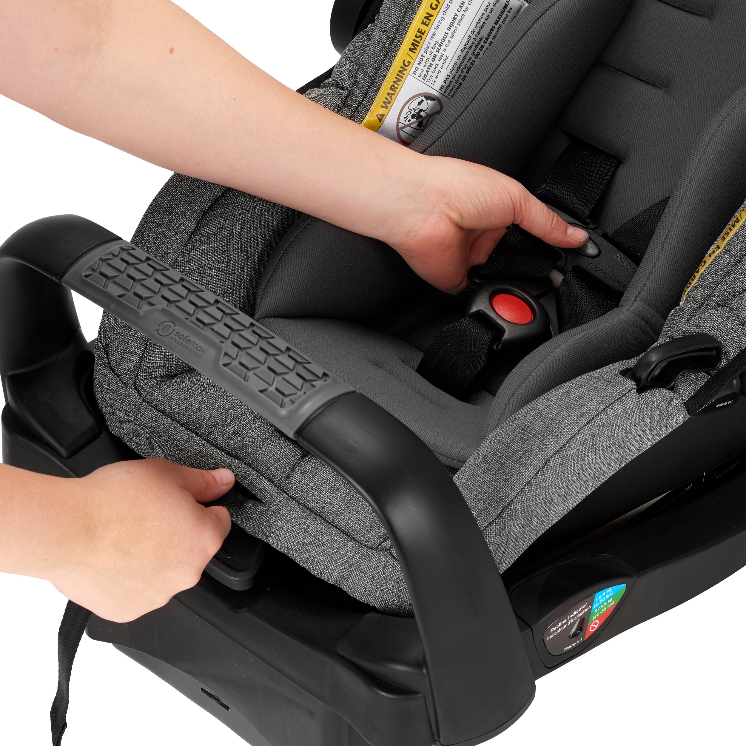 evenflo pivot travel system car seat installation