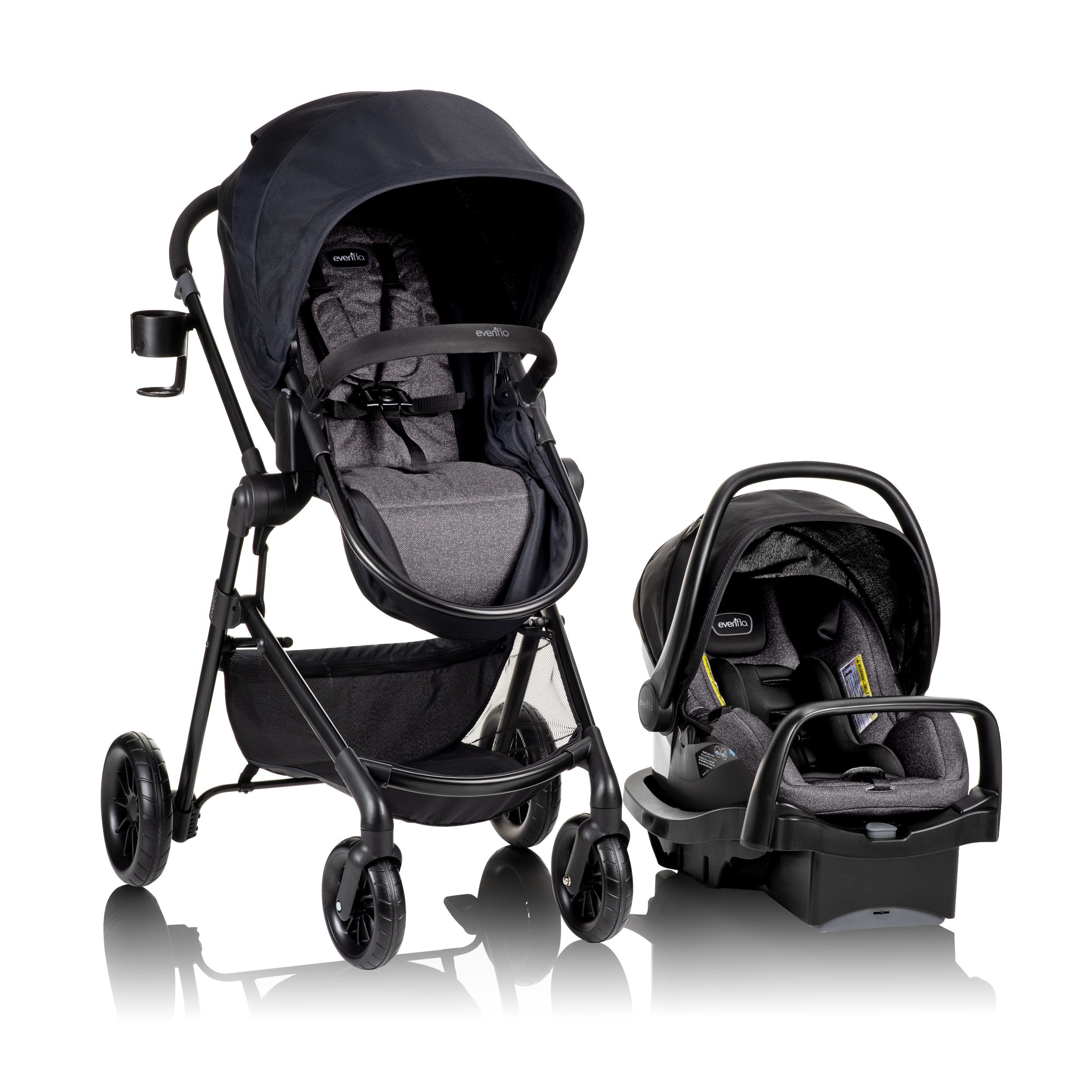 evenflo pivot modular travel system safemax