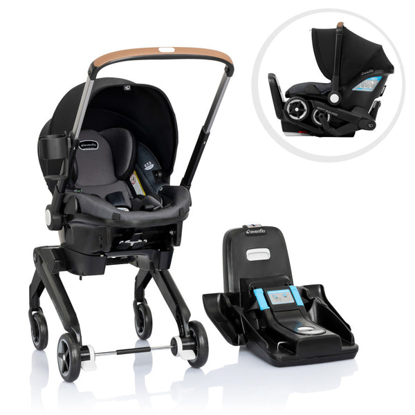 Shyft DualRide with Carryall Storage Infant Car Seat and Stroller Combo