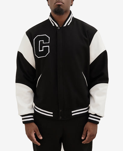 COOL Icons Varsity Jacket with Patches As Is