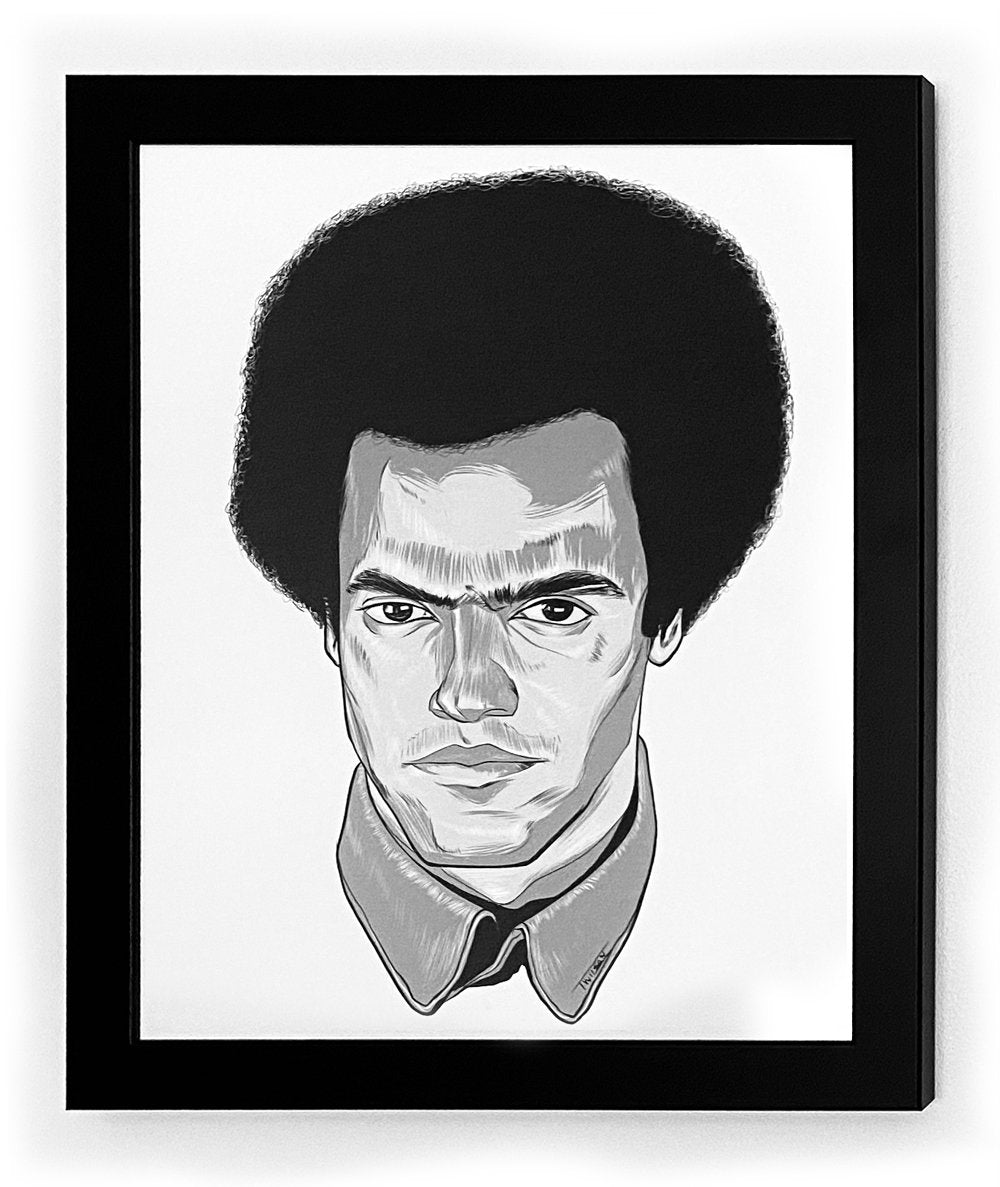 Huey Newton Icon Collectible Framed Art