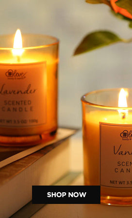 Cozy Evening Glow: The warm glow of a vanilla-scented candle sets a cozy and inviting atmosphere, perfect for evenings of comfort.