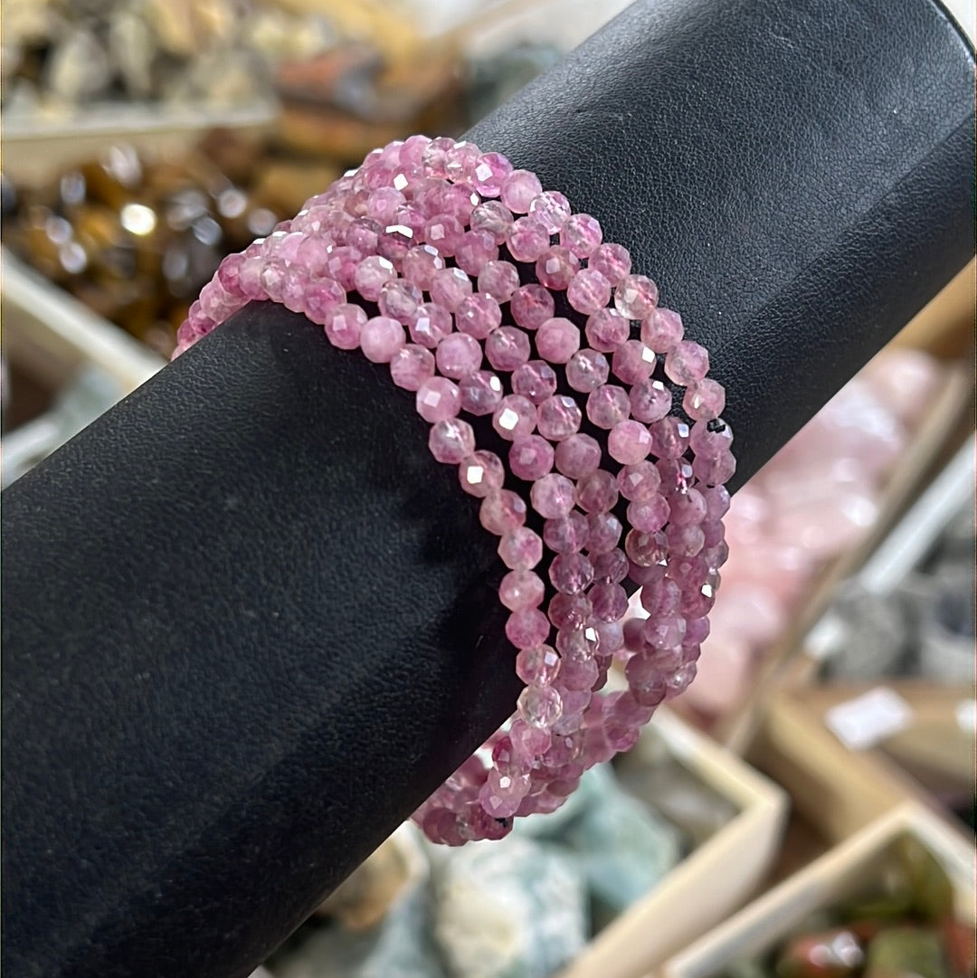 Pink Tourmaline Bracelet