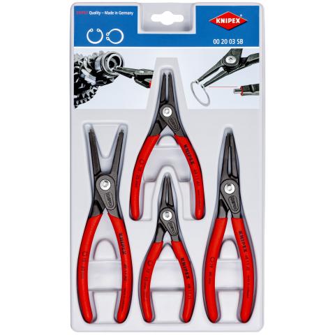 Knipex 00 20 72 V06 Cobra and Needle-Nose Mini Pliers in Belt Pouch, 2 Pc.