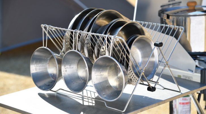 662595  UNIFLAME Stainless steel Dish Drainer Rack - SOLOBITO