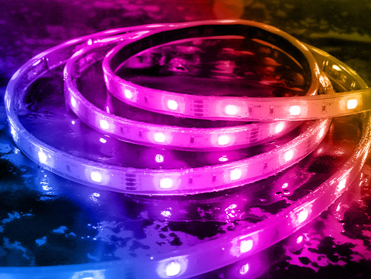 32.8ft Exterior Waterproof LED Strip Lights - RGBIC Lighting Colors - IP65 Waterproof - 64 Scene Modes - Govee Phantasy