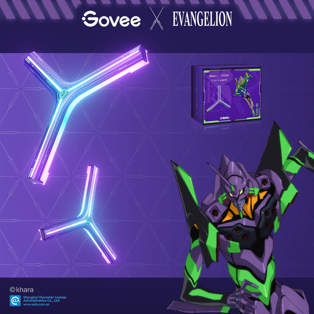 

Govee Glide RGBIC Y Lights, 5 Pack (Govee x EVANGELION Edition)