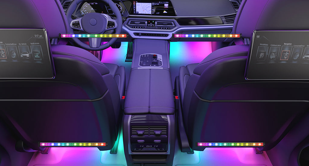 Puedo instalar luces LED en el interior de mi coche? ¿Es legal?
