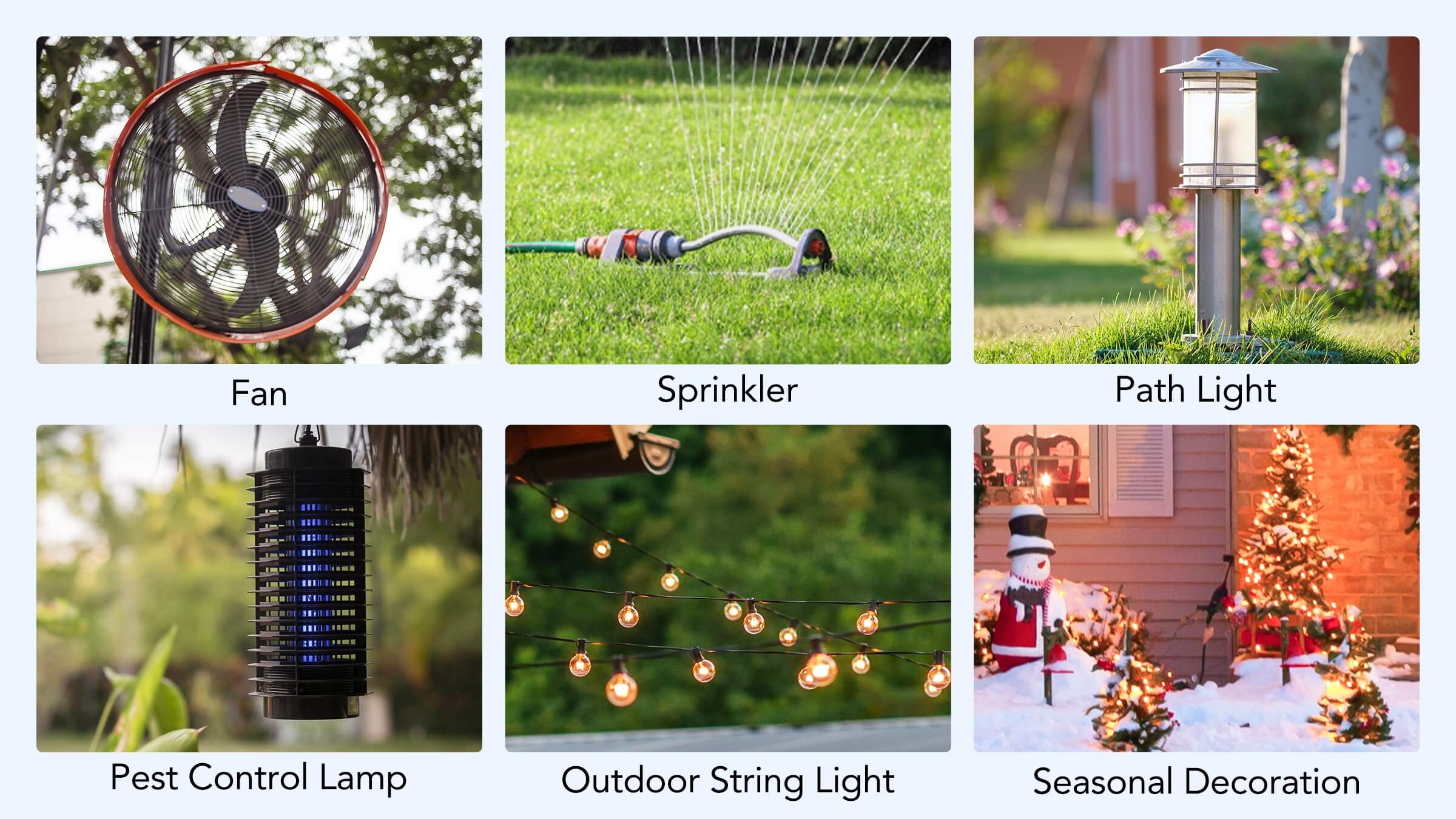 Smart Plugs for Christmas, Smart plugs take the fuss out of the  festivities! Illuminate your tree and outdoor twinkle lights on command  with your smartphone., By Brinks Home