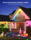 Picture of Govee RGBIC Warm White Wi-Fi & Bluetooth Smart Outdoor String Lights