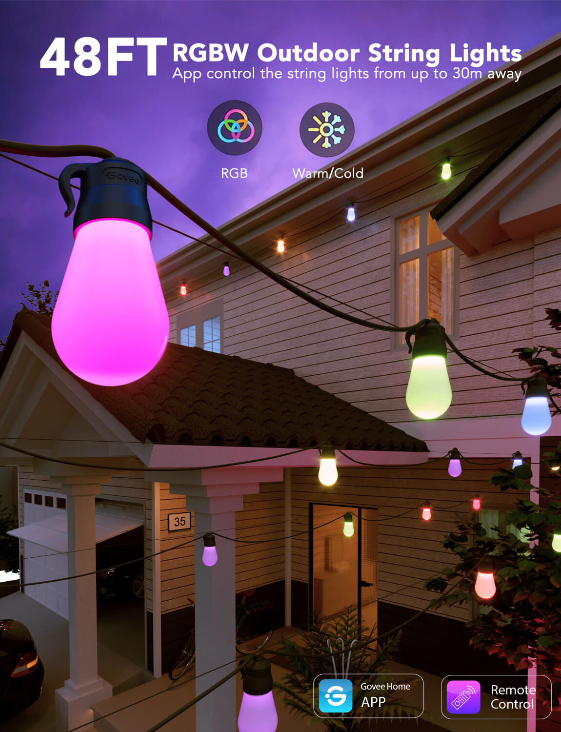 Govee Lynx Dream Bluetooth & Wi-Fi Outdoor String Lights Review