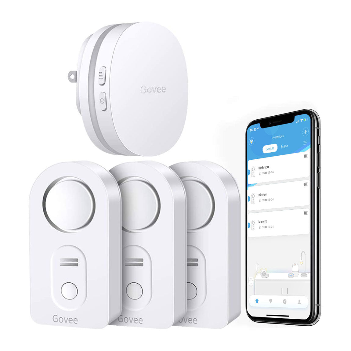 Govee WiFi Thermomètre Intérieur Hygromètre, Smart Moniteur de Haute  Précision d'Hdité et de Température avec Alerte Notificatio79 - Cdiscount  Jardin