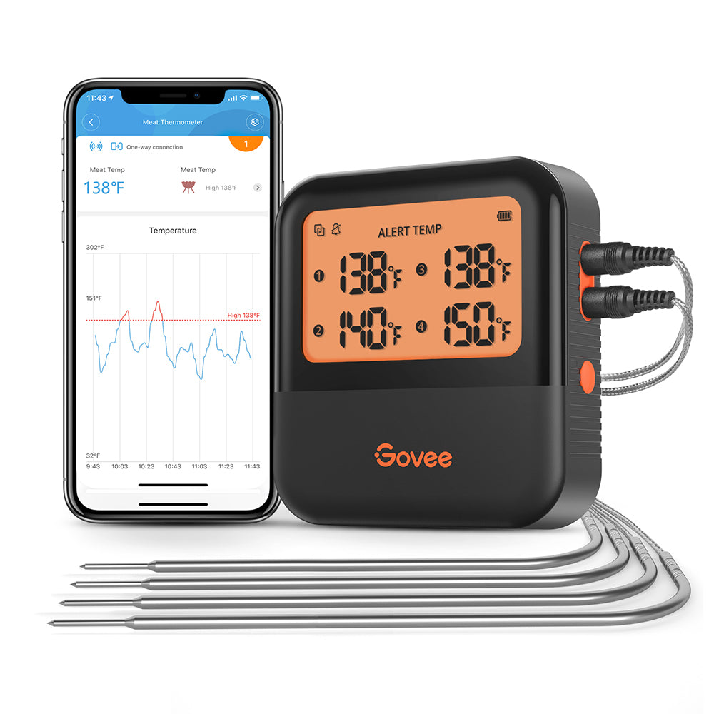 

Govee Bluetooth Meat Thermometer with 4 Probes (Default Title)