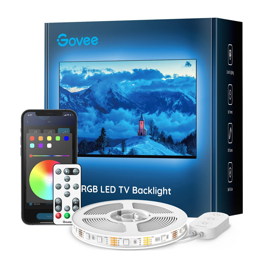 

Govee RGB Bluetooth LED Backlight For TVs 46-60 Inches (Default Title)