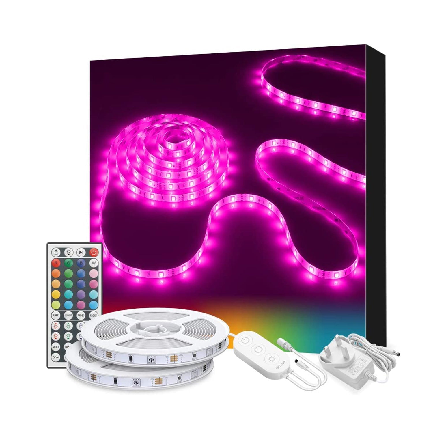 

[BOGO Deals] Govee RGB LED Strip Lights with Remote Control