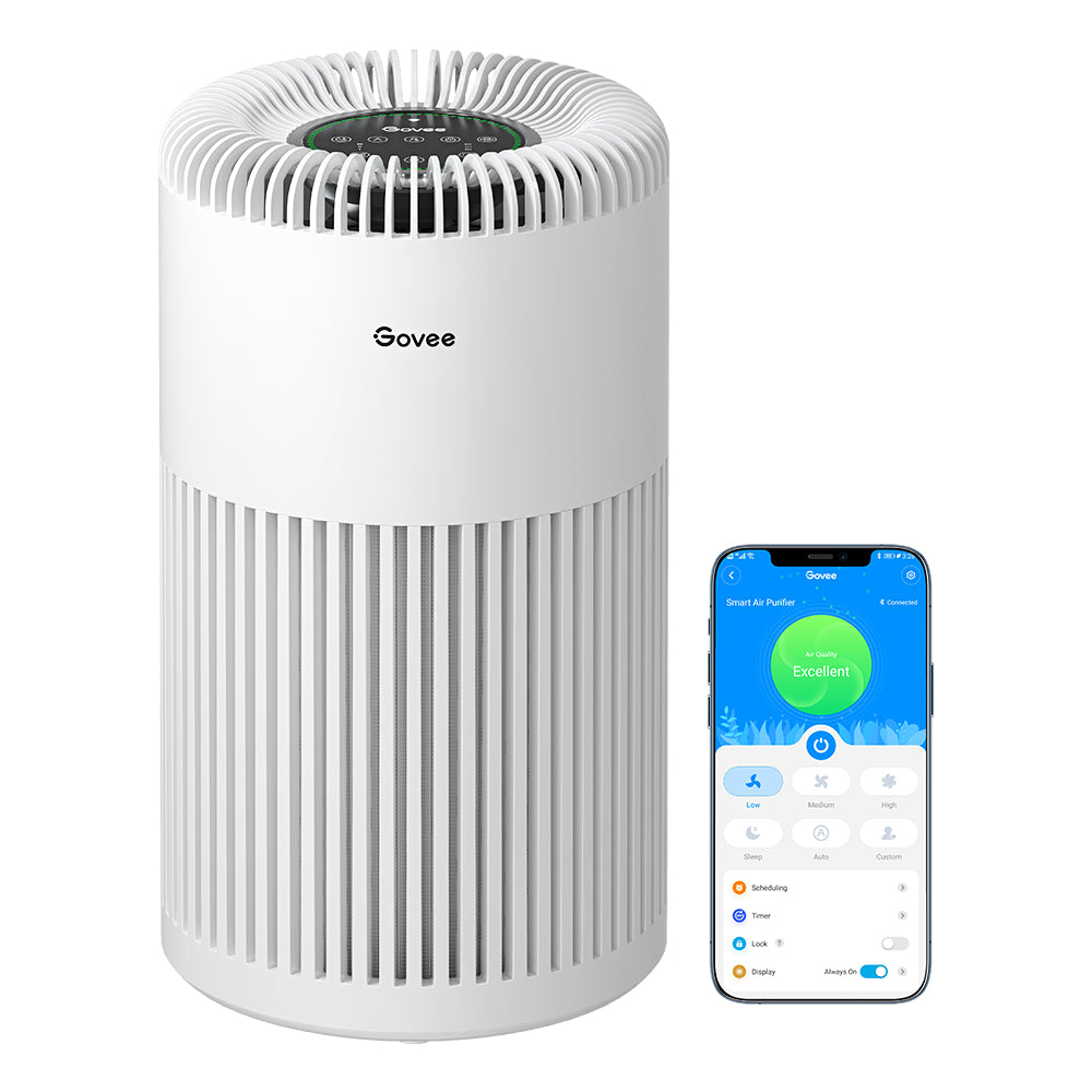 

Govee Smart Air Purifier For Large Homes H7122 (Air purifier+Replacement Filter)