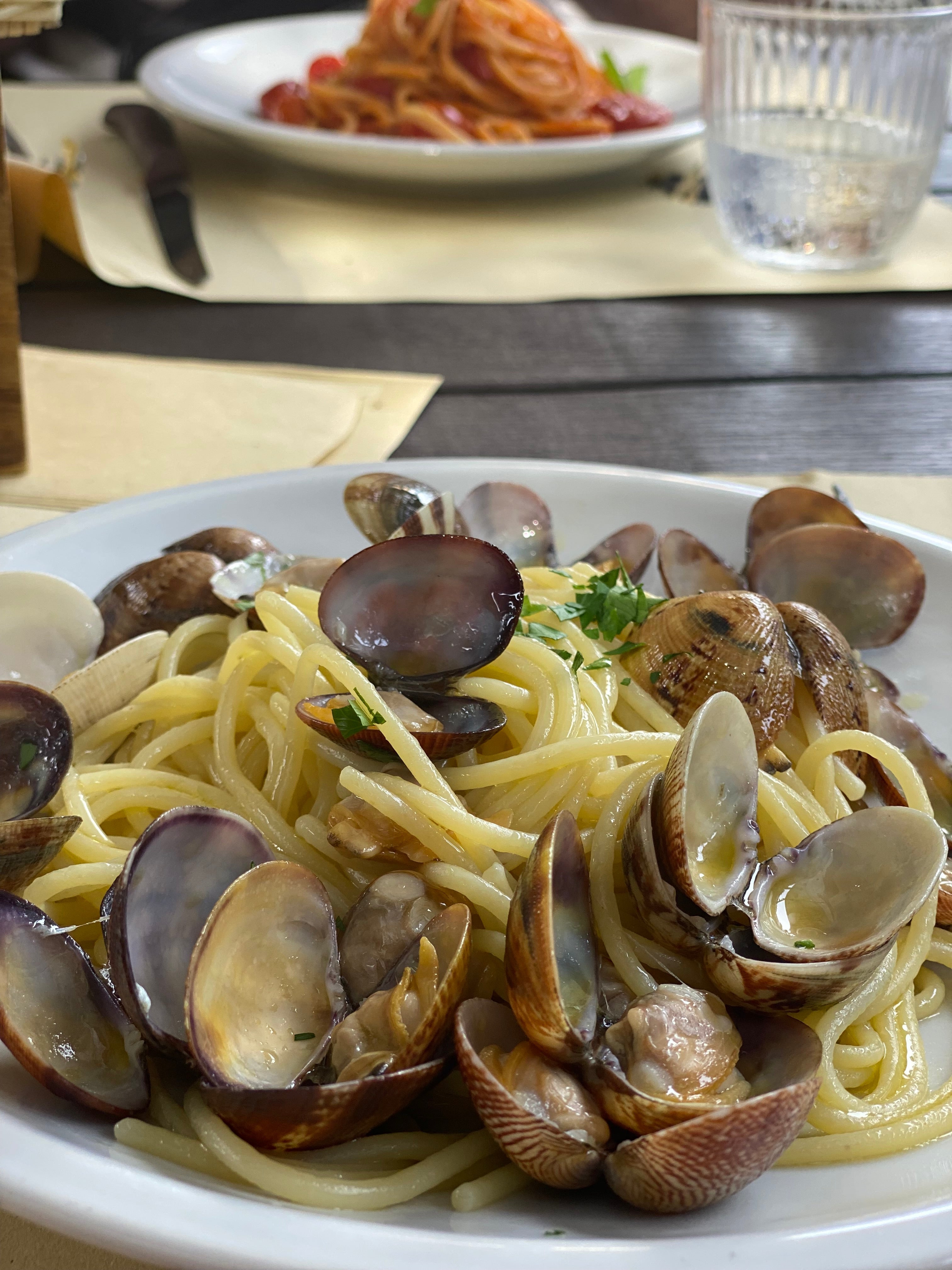 DATE NIGHT: Spaghetti alle Vongole and Branzino