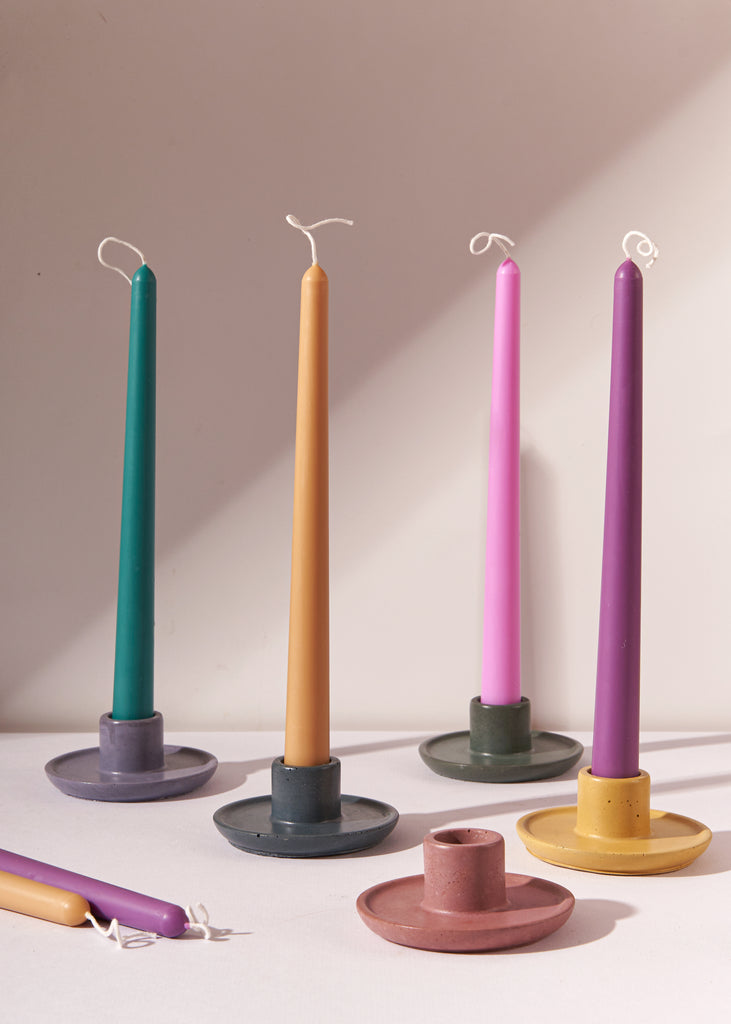 Perfect Pastels Beeswax & Soy Blend Thick Taper Candles / Dinner Candles /  Pillar Candles / Tall Candles / Modern Candles -  Canada