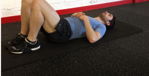 Abdominal press exercise for dowagers hump