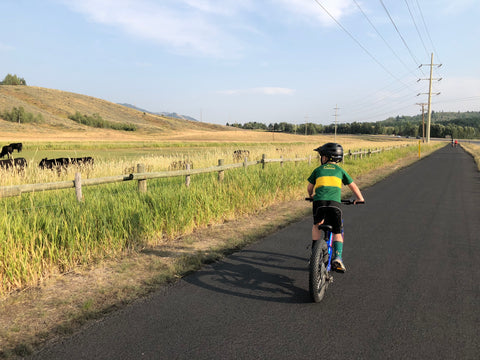 biking on the jackson pathway system