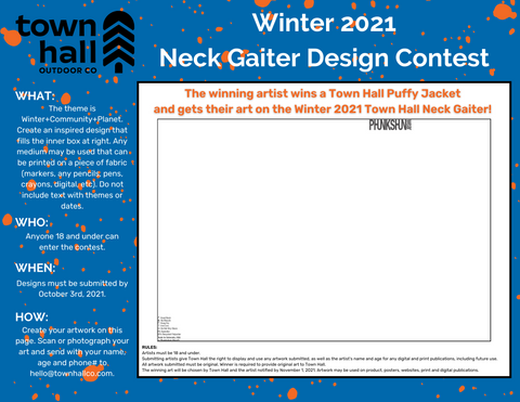 Winter 2021 Neck Gaiter Design Contest