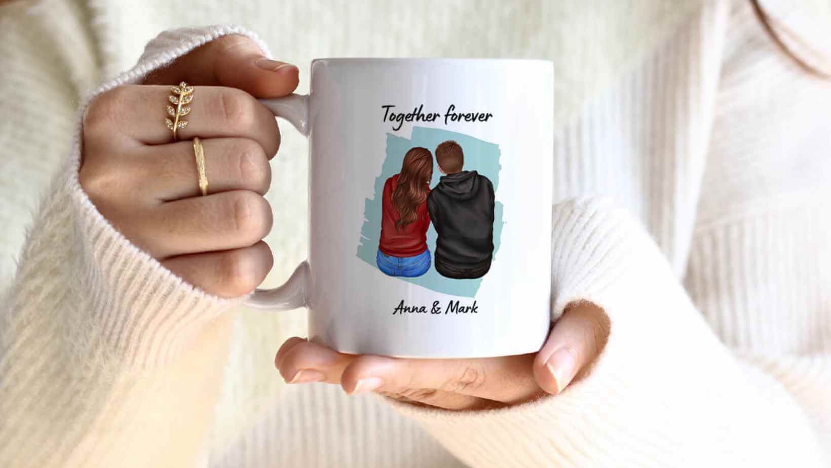 Comic Art Tasse Couple