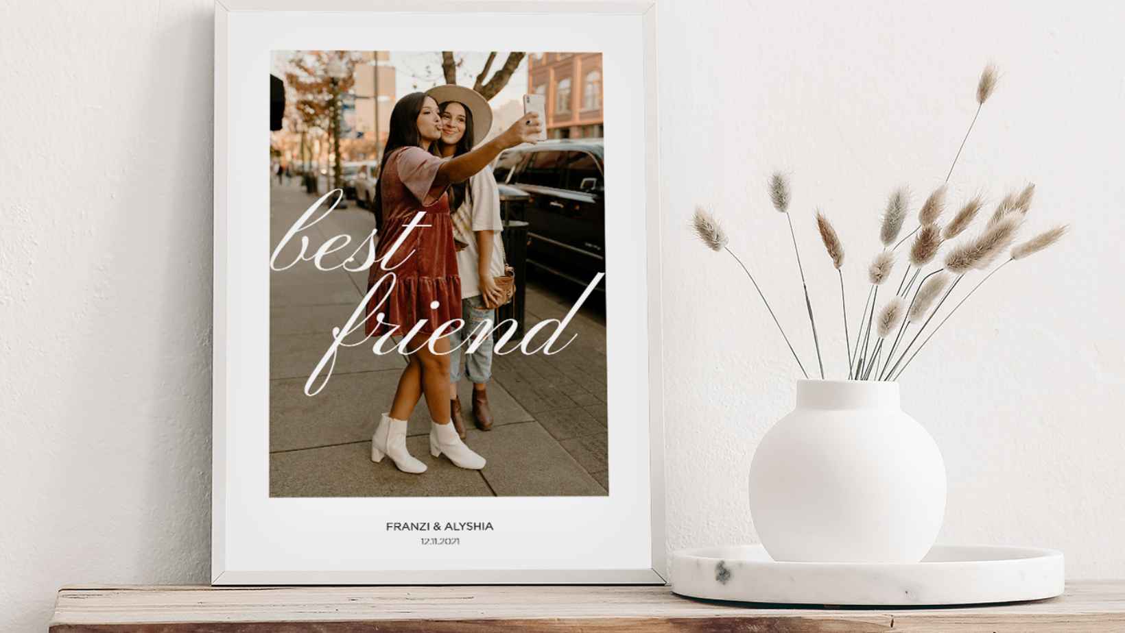 Personalized Photo Poster Best Friend