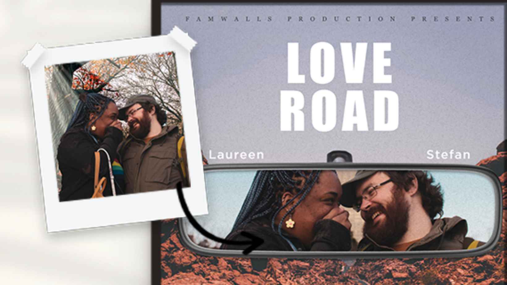 Personalisiertes Filmposter Love Road