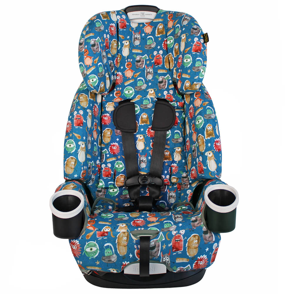 Graco Car Seat Cover | 4Ever | Blue monsters