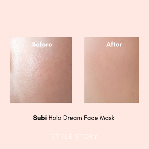 Subi Holo Dream Mask Before After