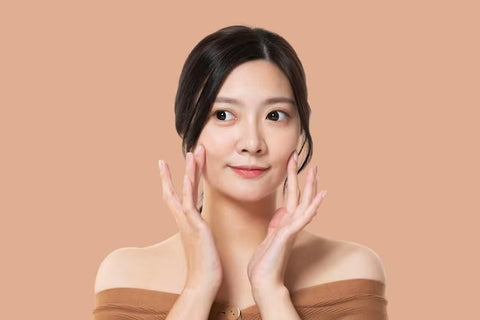 Beautiful young woman showing off her k-beauty skin - Korean Skincare Brands K-Beauty Malaysia - Beautyfoo Mall