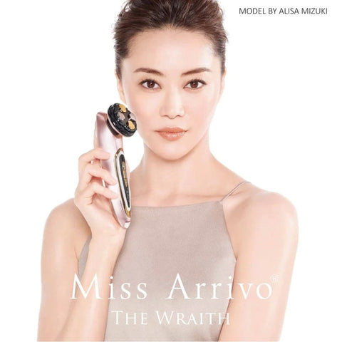 Model Alisa Mizuki holding Miss Arrivo The Wraith which easily removes Residual Sunscreen From Your Face - Effects of Not Wearing Sunscreen - BeautyFoo Mall Malaysia